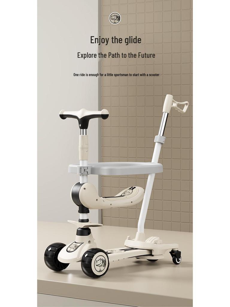 Foldable Children's Scooter for Ages 1-6 - Perfect Birthday Gift