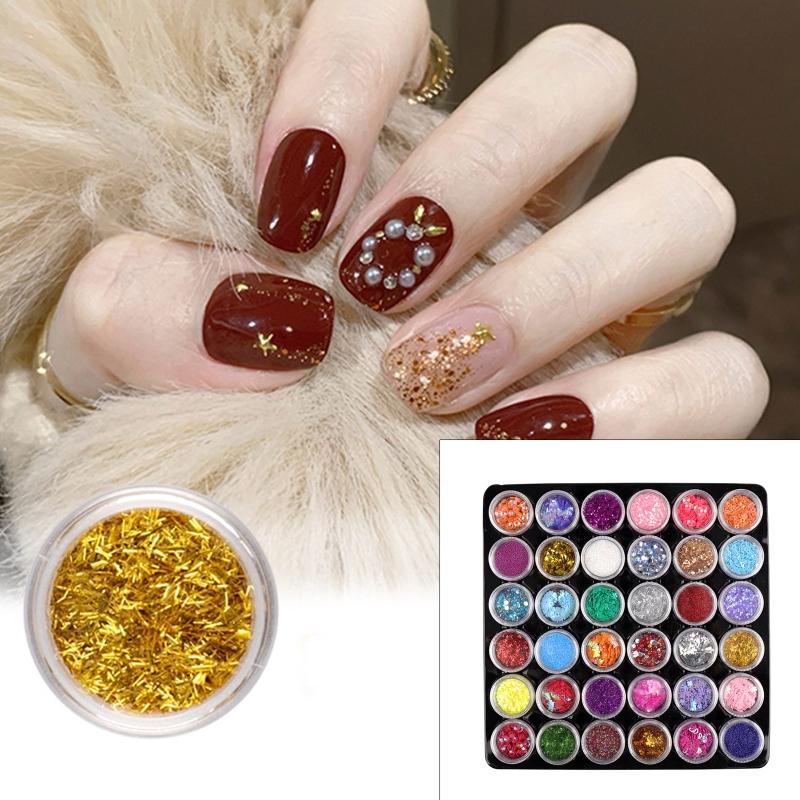 Holographic Glitter Various Shape Resin Filling Sequins Paillette Jewelry Epoxy DIY Resin Mold Decoration Glitter Flakes