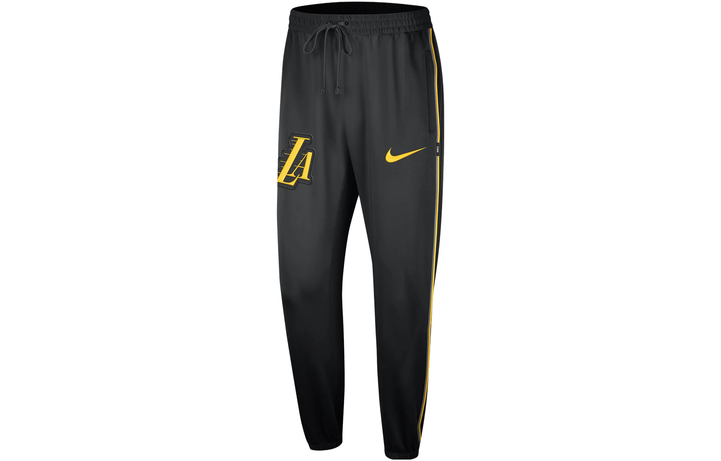 Nike Dri Fit Los Angeles Lakers Showtime City Edition Knitted Sweatpants City Edition, Los Angeles Lakers Men s Black DX9401-010 M