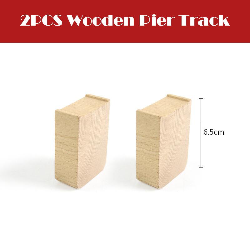 All Kinds Wooden Track Railway Toys Beech Wooden Train Track Accessories Fit for Brand Tracks Educational Toys for Children