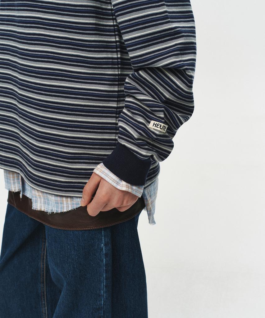 Hoite Het Oscar Stripe Polo (Navy)