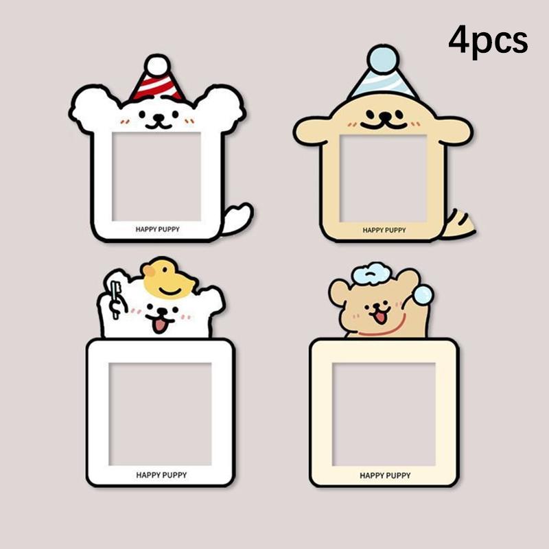 4-Pack Bedroom Switch Stickers Home Decoration Switch Cover Cartoon Cute Puppy Stickers