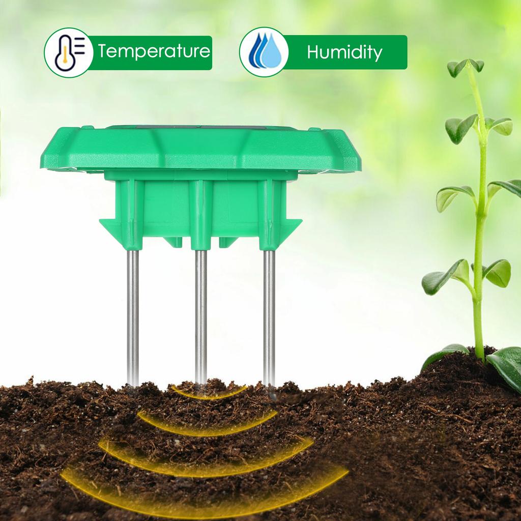 BT App Control Soil Temperature Moisture Sensor Meter Irrigation Soil Thermometer Humidity Sensor