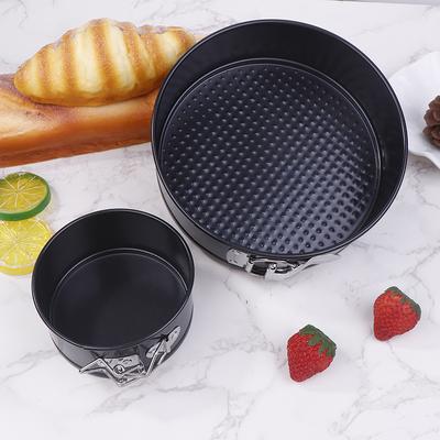 4/7 Zoll Springform Kuchenform Rund Antihaft Backformen Springform für Käsekuchen Etagen Hochzeitstorten Abnehmbarer Boden Quiches