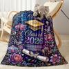 Graduation Motivation Blanket Comfortable Great for Office Seaside Couch Four Seasons Universal Stylish Decor