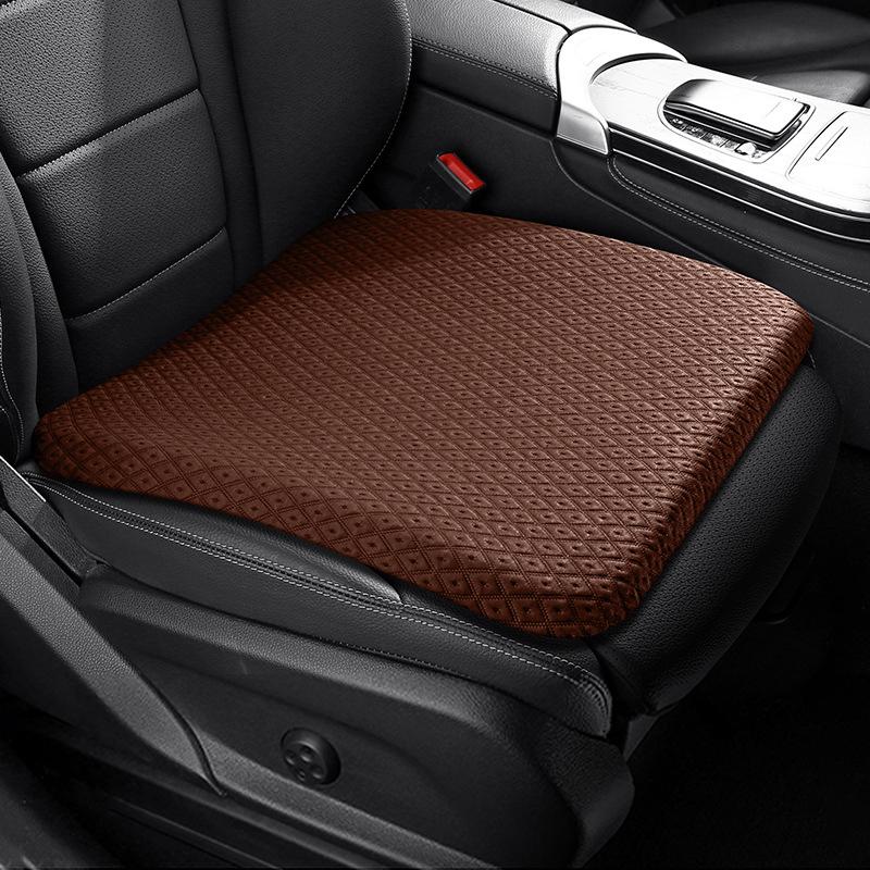 

45x45 см подушка для сиденья автомобиля из хлопка с эффектом памяти, летний коврик для переднего сиденья автомобиля, нескользящая дышащая квадратная подушка для домашнего офисного кресла