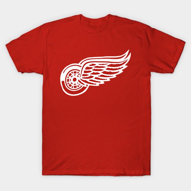 

Men Black Print T-shirt Detroit Red Wings Ferris Bueller No-Cut Transfer Paper Print Cotton Tshirt 4XL красный
