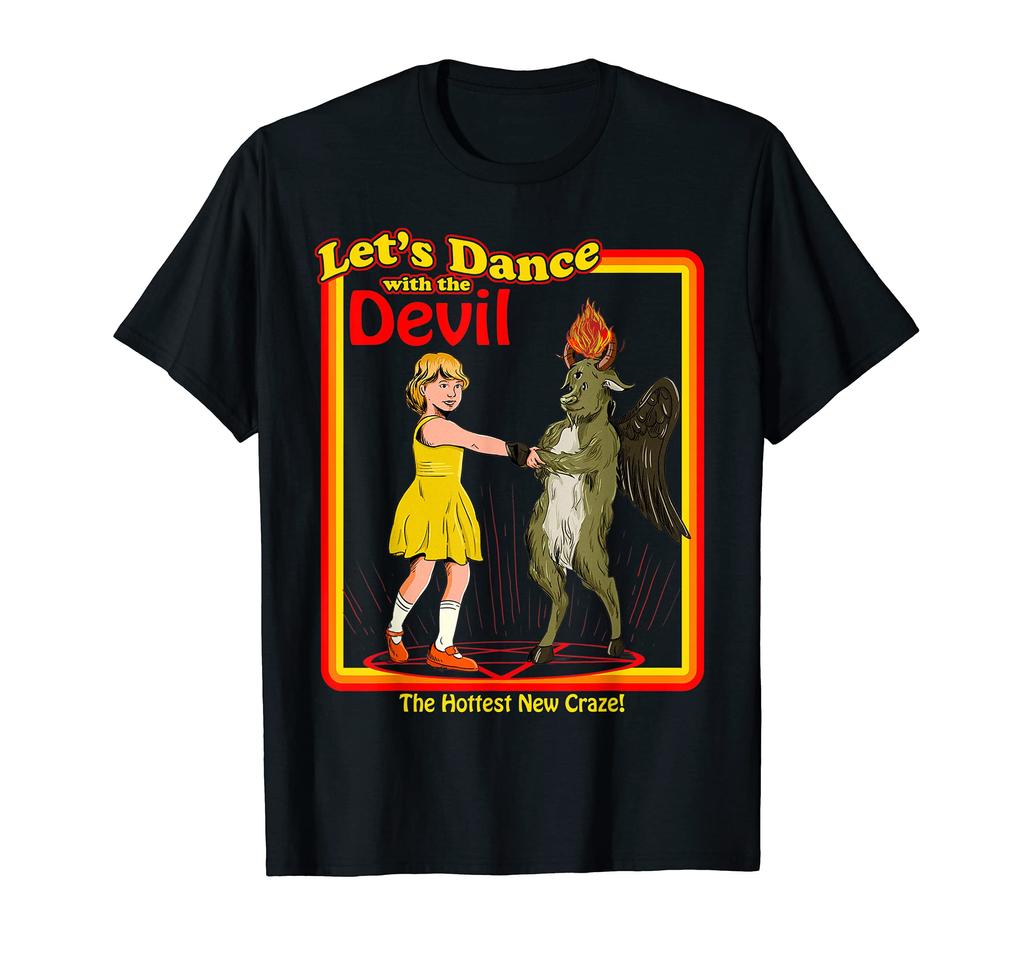 Kouzelný tanec s čertem Baphomet ďábel Legrační Let's T-Shirt
