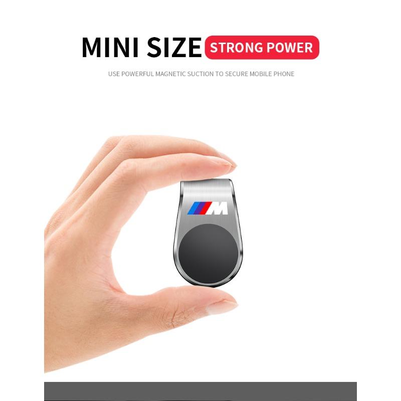Car Magnetic L-shaped Car Dedicated GPS Phone Holder Emblem For BMW M E34 E36 E60 E90 E46 E39 E70 F10 F20 F30 X5 X6 X1 M3 M5 M6 E71 F01 F02 F87