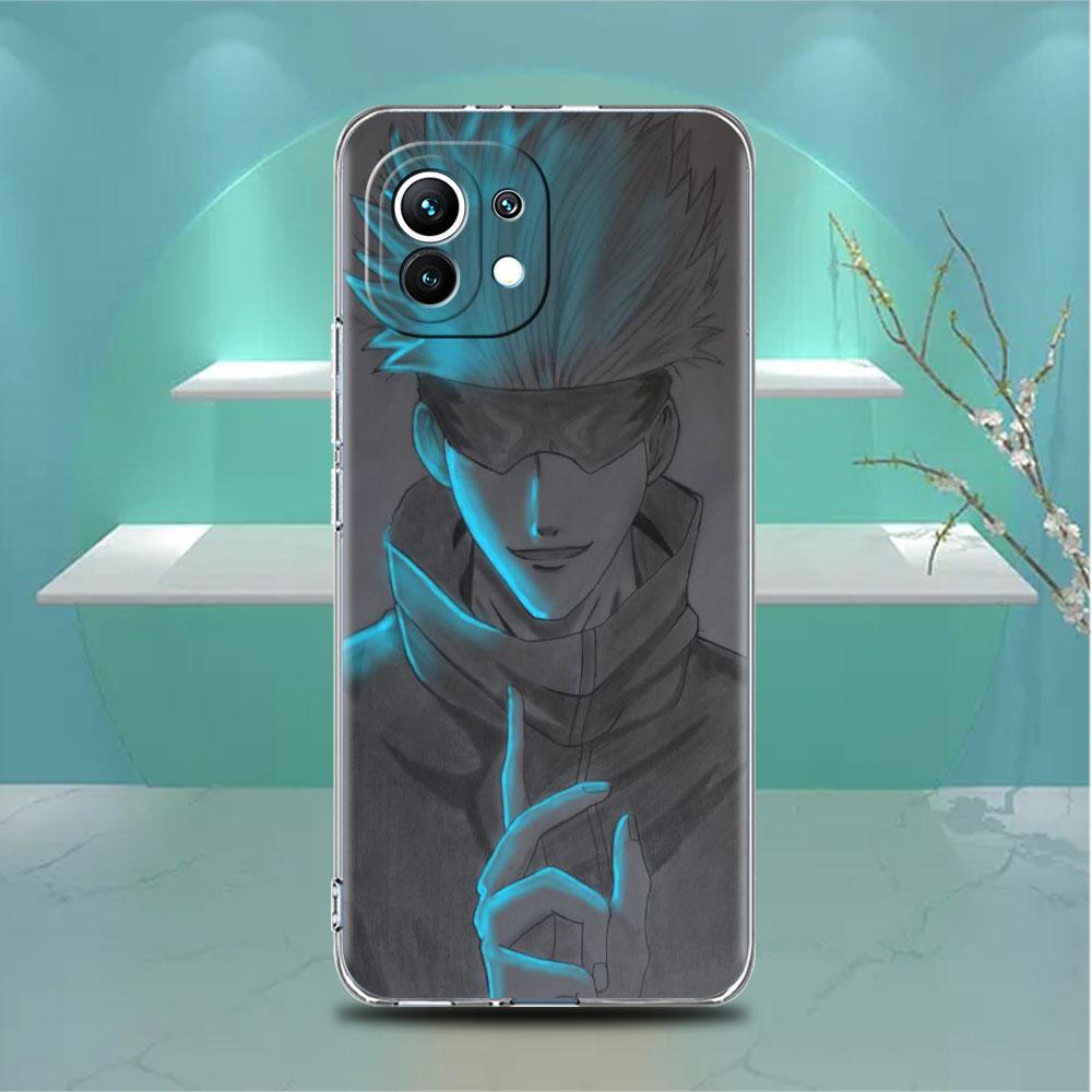 Przezroczyste Etui Do Xiaomi Mi Poco X3 NFC M3 Pro F3 F1 11 Lite 12 Note 10 11T 9T Przezroczysta Osłona Telefonu Jujutsu Kaisen