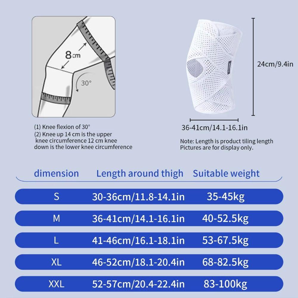 Adjustable Knee Pads Patella Strap Cushion Pressure Knee Band Brace Knee Patella Support  Hiking