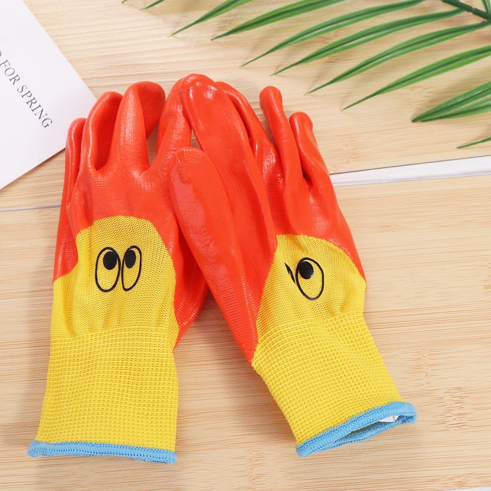 Anti Bite Cut Gardening Gloves Latex Children Protective Gloves Durable Kids Garden Glove Planting