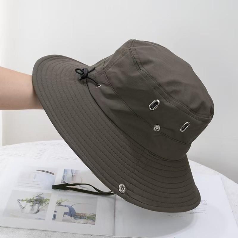 Outdoor-Sonnenschutzkappe mit breiter Krempe für Sommer, Strand, Angeln und Reisen