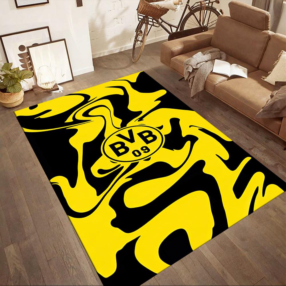 Borussia Dortmund Floor Mat Perfect For Game Room Living Rooms Dining Room Bedrooms Antislip Rug Anime Office Decor Perfect Gift For Friends Family