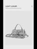 2024 Women's Fashion Versatile Lace Handbag: New Light Luxury Shoulder and Crossbody Small Square Bag