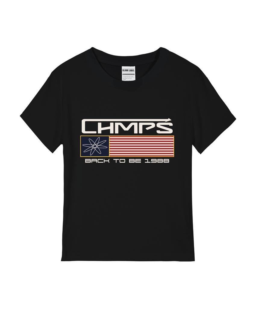 BORN CHAMPS [3 Colors] Back To Be Chmps Logo Women'S Standard Short Sleeve T-Shirt