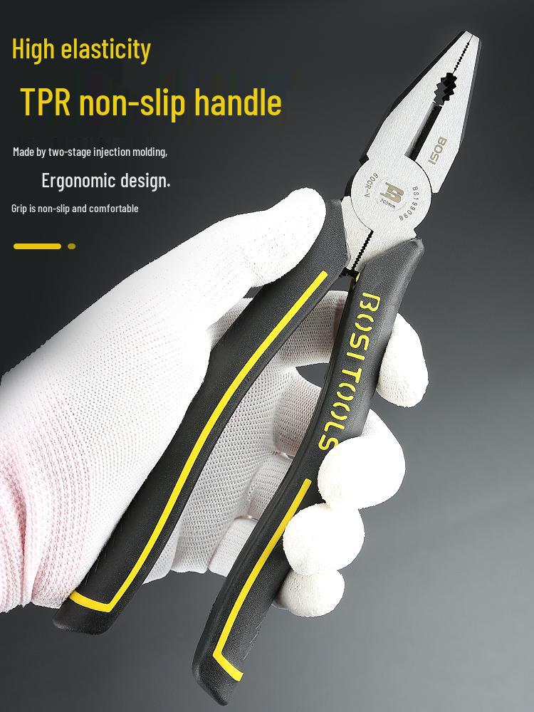 King Multifunctional Pliers: 6-inch & 8-inch Industrial Grade Needle-Nose and Diagonal Wire Cutters for Electricians