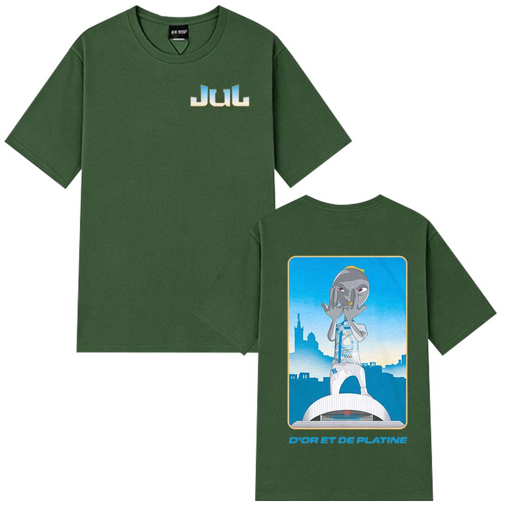

Rapper Jul Graphic Print T Shirt Unisex Women Clothing Fashion Hip Hop T-shirt Summer Casual Cotton Short Sleeve Oversized T-shirts 4XL