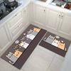 Washable Kitchen Floor Mat Parlor Carpet Bedroom Long Rug Bathroom Entrance Doormat Toilet Anti -Slip Anti -Fatigue Absorbent Mats 