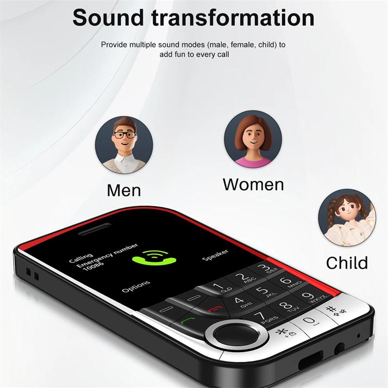 V10 Dual SIM Standby Mobile Phone 2.01 Inch Screen Magic Voice Speed Dial Flashlight FM Radio MP4 Cheap Back-up Cellphones