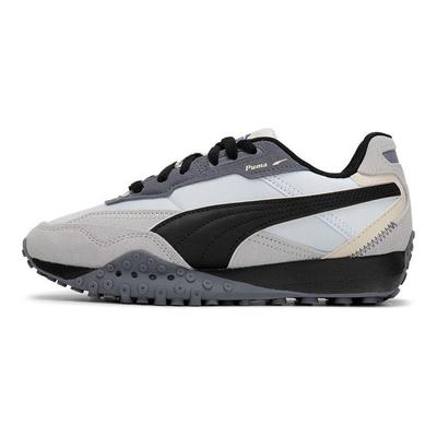 Blktop Rider Fashion Versatile Durable Support Low-Top Casual Urban Commuting Running Shoes Unisex Sneaker White Gray Black 401440-03