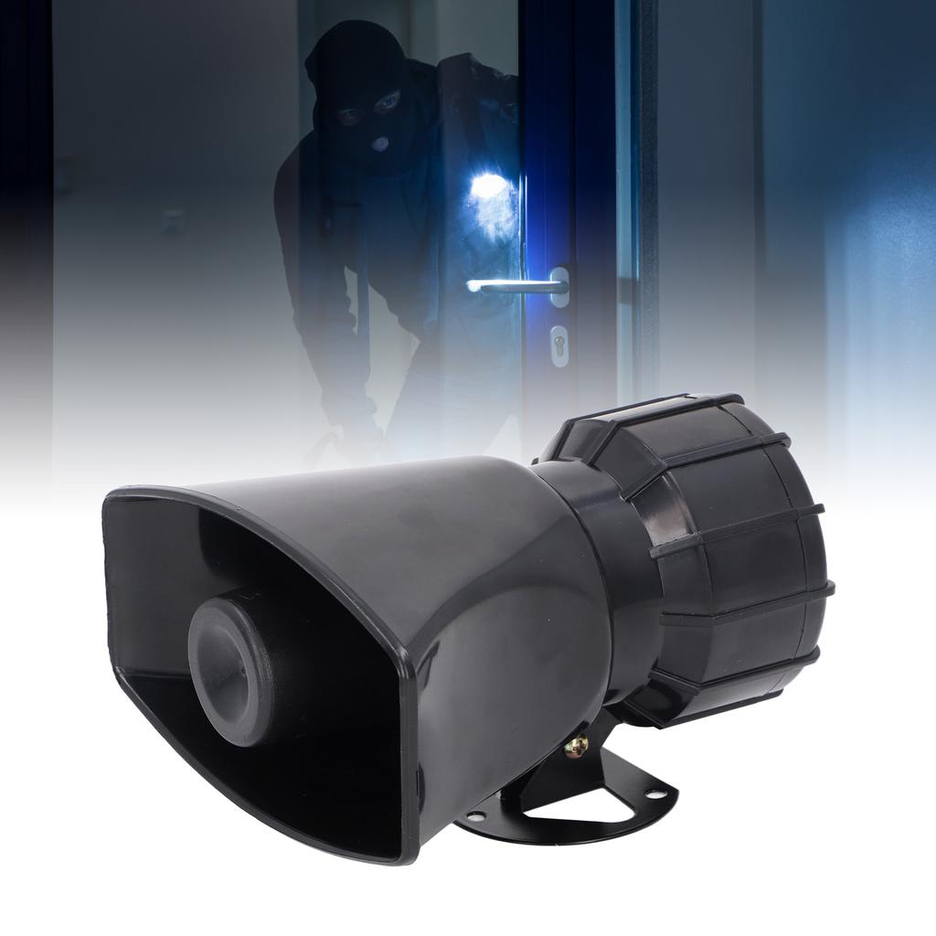 Altoparlante Sirena 130DB 60W Tromba d'Allarme ad Alta Potenza Dispositivo di Avvertimento Interno Esterno per Sistema di Sicurezza