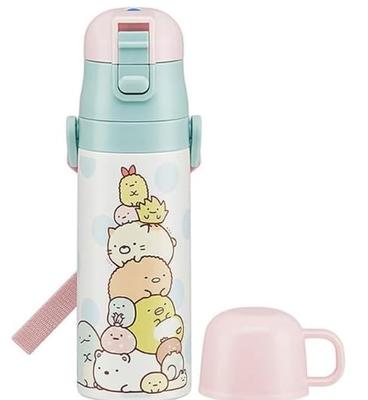 Ultraleichte und kompakte 2-Wege-Flasche aus Edelstahl, Sumikkogurashi SKDC4