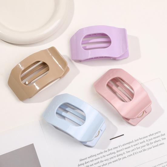Damen Haarspange, Leichtes Öffnen und Schließen Hinterkopf Haarclip, Rutschfestes Bequemes Haaraccessoire für Mittellanges und Langes Haar