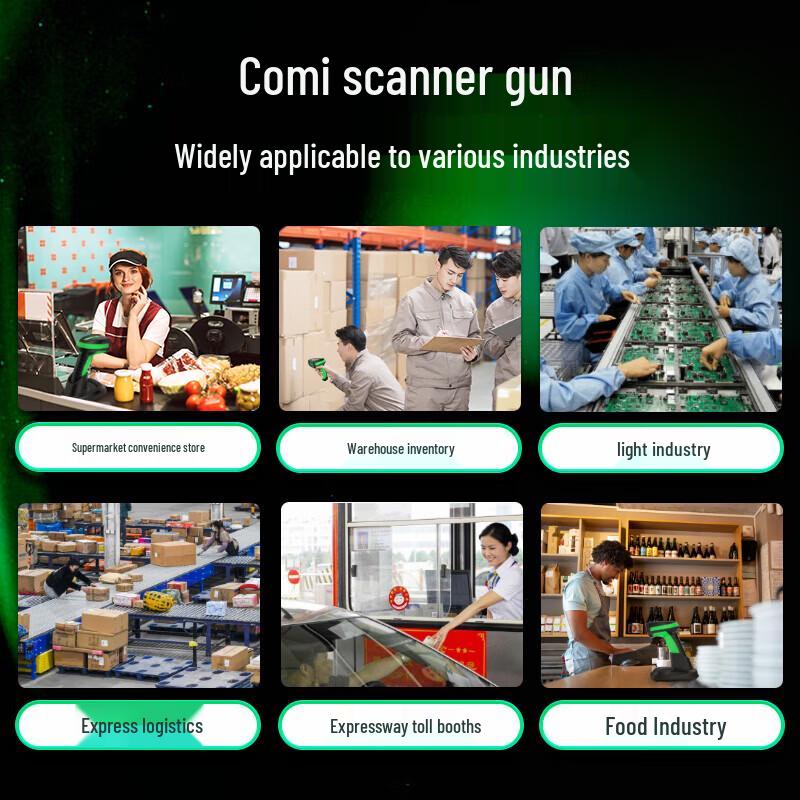 Comi TE500 Wired 1D/2D Barcode Scanner