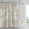 Multi-Style Shower Curtain With Hooks Easy Install Waterproof Simple Clean For Home Hotel Apartment Bathroom