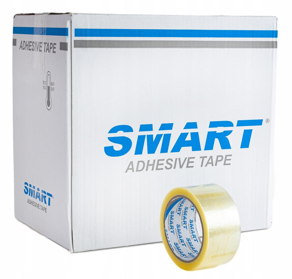 Smart Transparent Synthetic Rubber Packing Tape (Hot Melt) 48/66Y