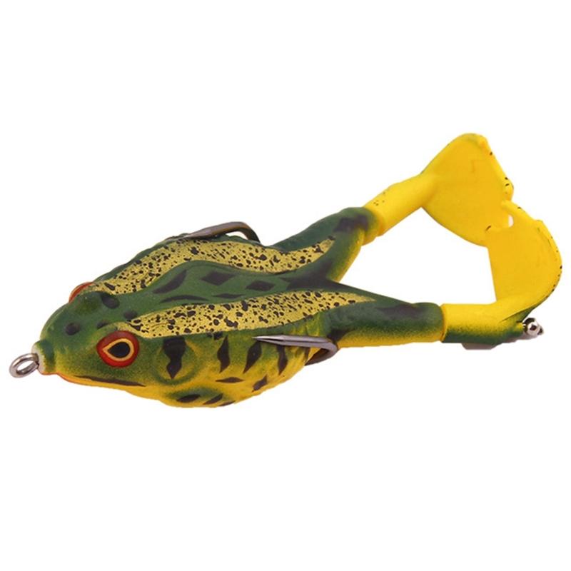 Fishing Baits Frogs Topwater Swimming Lures Realistic Frogs Lures Soft Baits Fishing Lures for Freshwater Saltwater