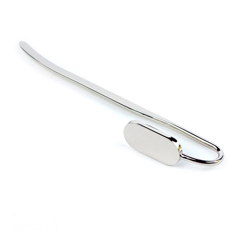 Creactive Swan Neck Oval Metal Book Marker Hanger Clip Reading Page Holder Zinc Alloy Bookmark Stationery Office Supply Gift