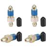 4-Piece Speed Bleeder Kit with Dust Caps - M10x1.0-35.4mm