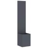 Garden Privacy Screen Canvas Anthracite 32 X 32 X 150 Cm