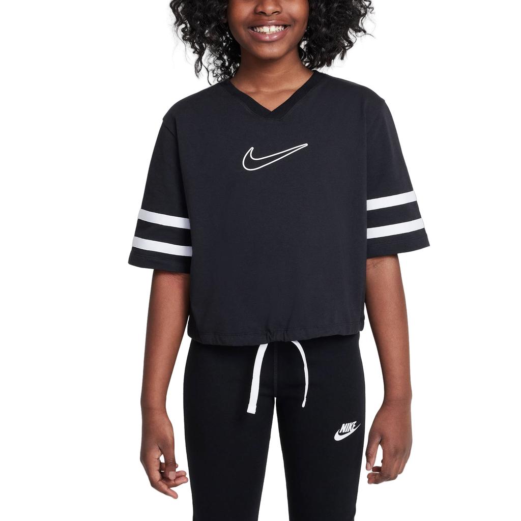 Nike Sportswear T Shirt Black/White/Black Kids' HJ3343-010