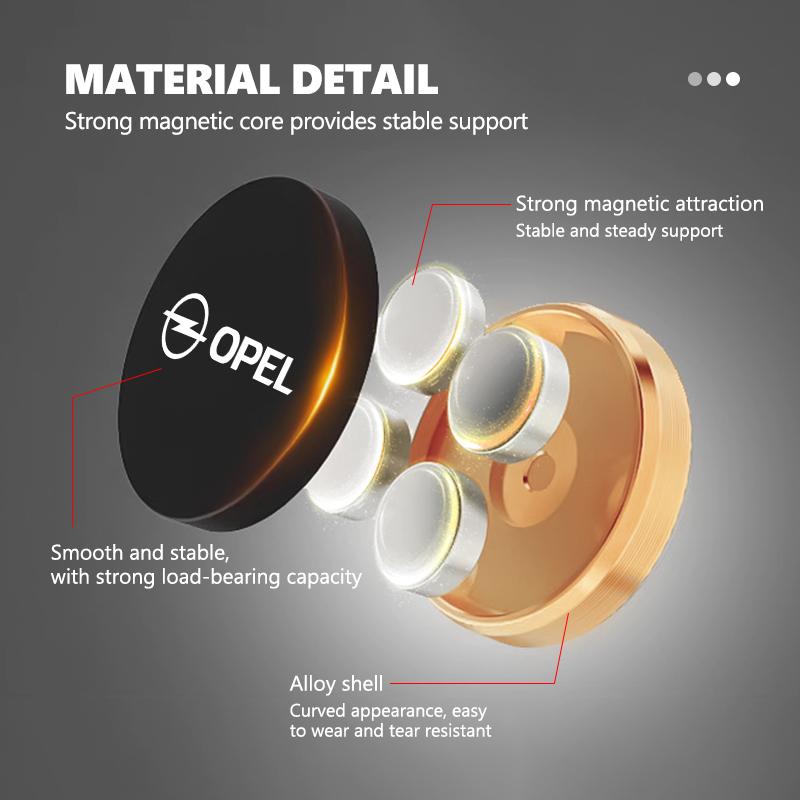 Car Phone Holder Magnetic Mount Cell Phone Stand GPS Support For Opel Insignia Astra G J F K Vectra C H Corsa C B D Omega