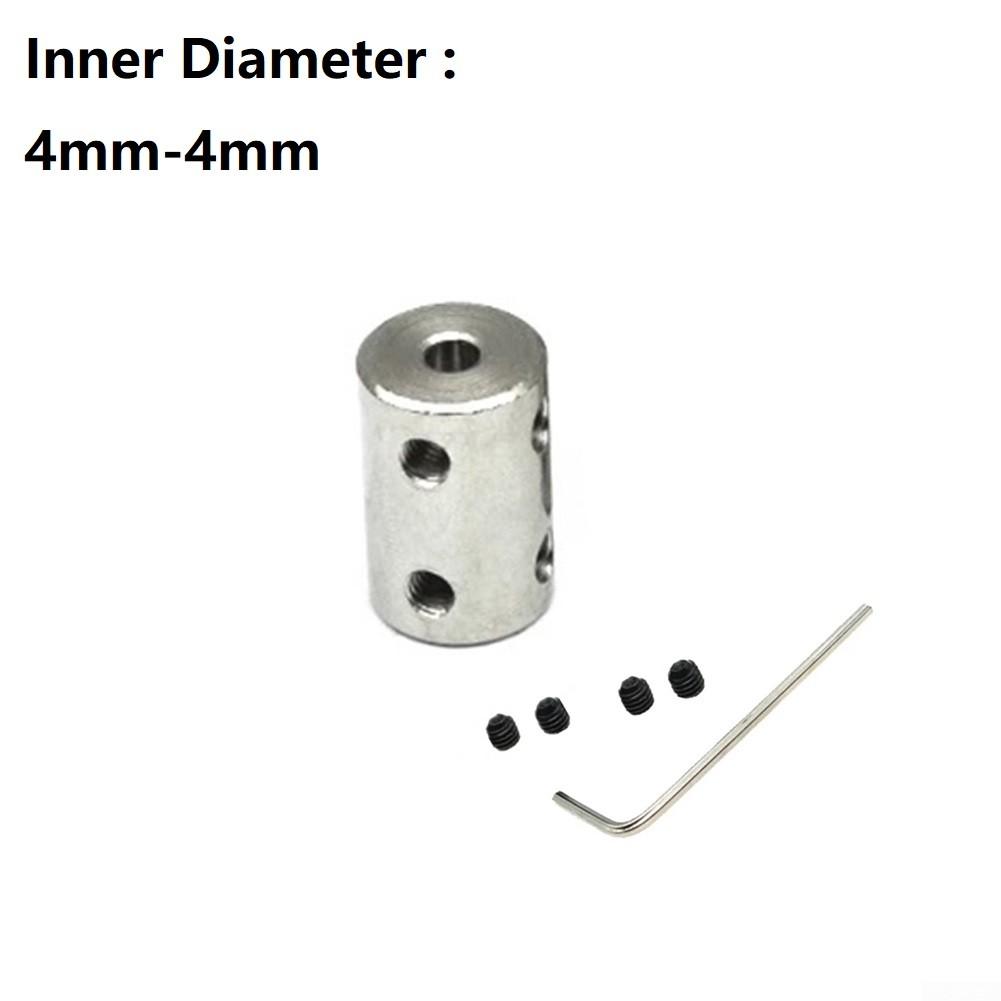 45 Steel Motor Coupling Connector Sleeve 8mm 10mm with 4mm Screw Hole Diameter