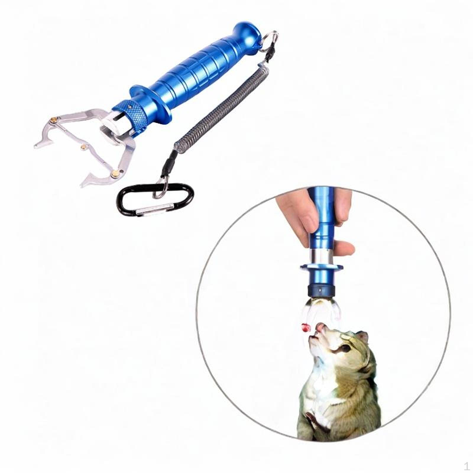 

Тримач для захоплення риби. Надміцний портативний аксесуар для риболовлі з нержавіючої сталі. синій