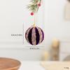 Purple Color Christmas Tree Ornaments Plastic Material Christmas Spheres  Holiday Decor