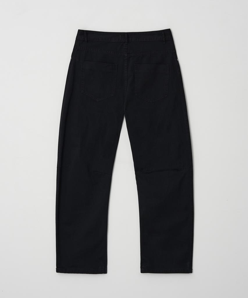 BILLIANT Long Length Curved Pants Black
