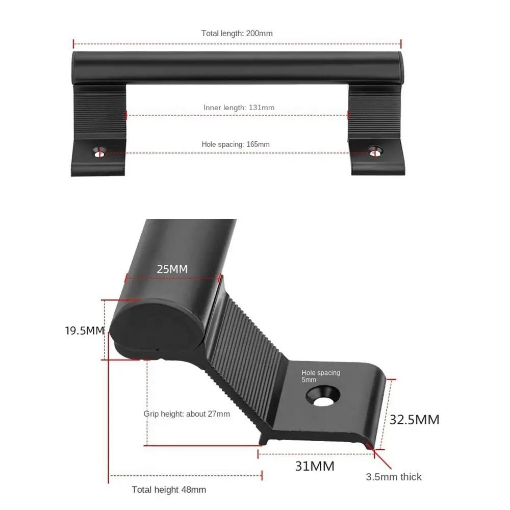 Aluminium Alloy Sliding Door Handle Punch-free Furniture Furniture Knobs Multifunctional Hardware Drawer Pull Handles