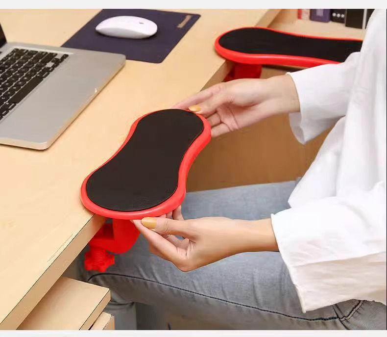 Roterbar arm- och handledsstödsmusmatta med armbågsstöd