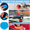 21/44Pcs Mini Car Polishing Pads 1/2/3inch Washable Polishing Sponge Pads Wool Microfiber/Sponge Polishing Pad for Car Furniture