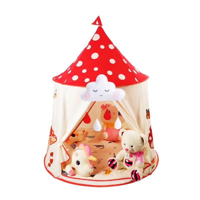 Princess Mushroom Castle Indoor Play Tent for Girls