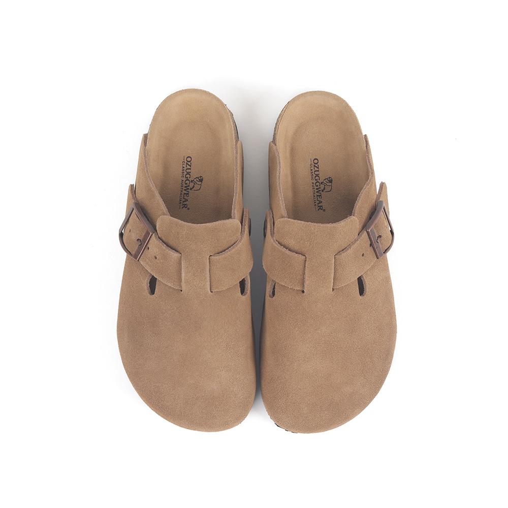 Oz Ugg Wear Adult Soft Footbed Slippers Tan