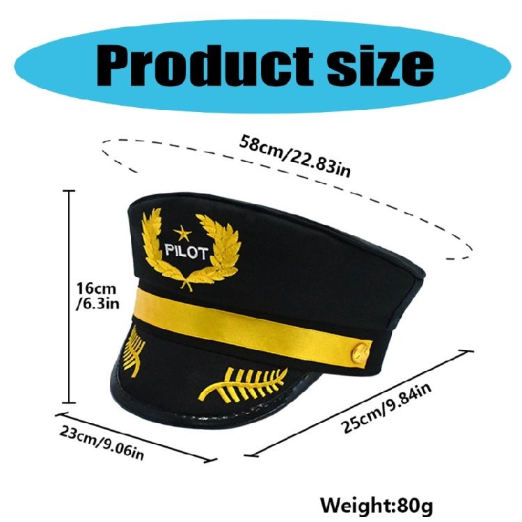 Versatiles Fashionable Hat Academies Uniform Hat Personality Costume Accessory for Men and Women