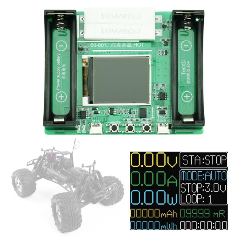 Single Channel Battery Internal Resistance Capacity Analyzers Automatic 9 Cycle Charging Discharging For 18650 Cells