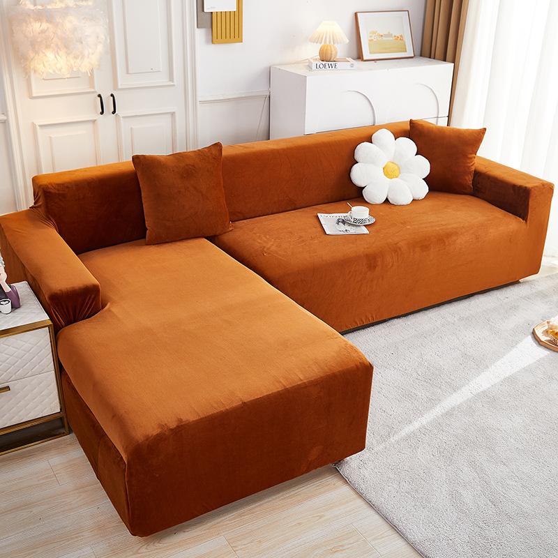 Bankhoes van stretchfleece all-inclusive antislip bankachterkant stoffen zithoes vier seizoenen universeel 90-140cm