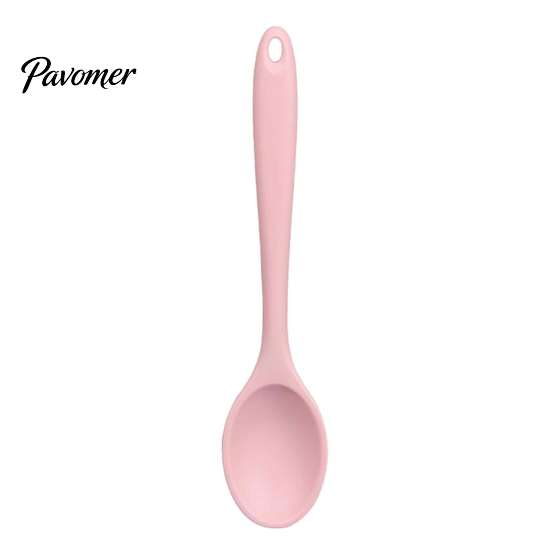 Versatile Salad Mixing Spoons Silicone Serving Spoon, Heat Resistant Non-stick Kitchen Utensil, Utensils Ergonomic Anti-slip Handle Kitchenware